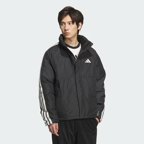 adidas阿迪达斯2025男子3S LW D JKT厚羽绒服-短KC2487