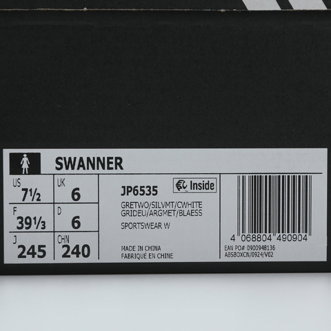 adidas阿迪达斯2025女子SWANNERSPW FTW-跑步JP6535