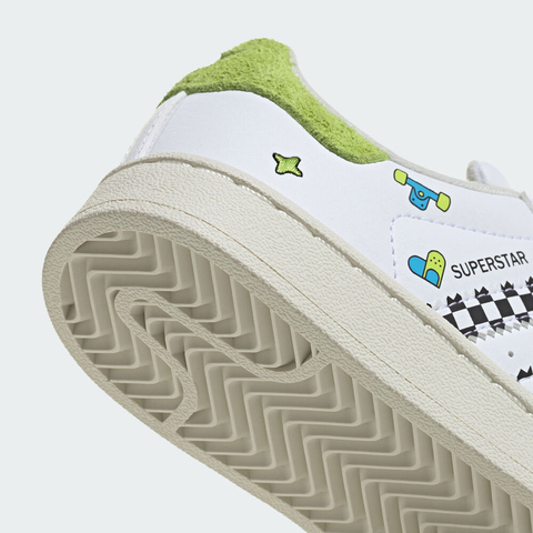 adidas阿迪达斯2025男小童SUPERSTAR II CF C三叶草童装JS2469