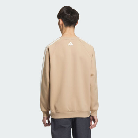 adidas阿迪达斯2025男子ST SPORTS CREW针织无帽卫衣KC2849