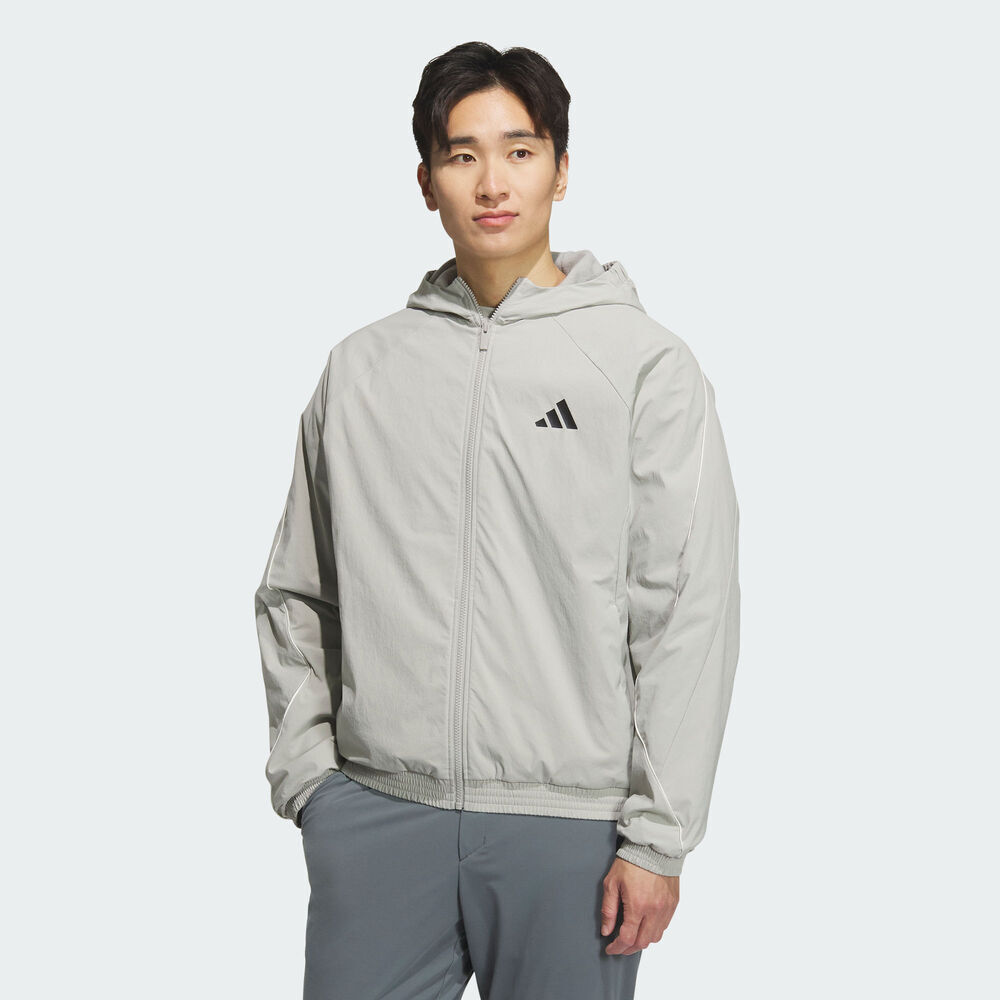 adidas阿迪达斯2025男子ST STADIUM WV J梭织连帽外套KC2855