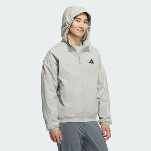 adidas阿迪达斯2025男子ST STADIUM WV J梭织连帽外套KC2855