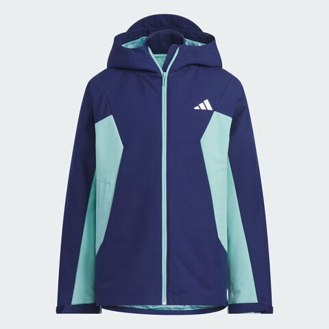 adidas阿迪达斯2025男大童JK 3IN1 DOWN JK厚羽绒服-短KC5922