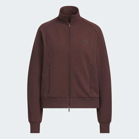 adidas阿迪达斯2025女子W LOOSE JKT针织无帽外套KF2543