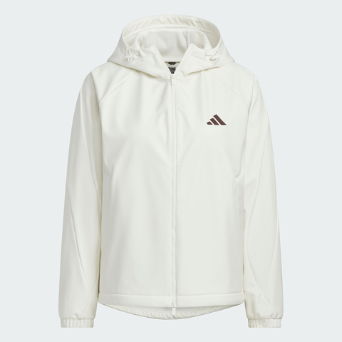 adidas阿迪达斯2025女子MS SOFTSHELL JK梭织连帽外套KC0055