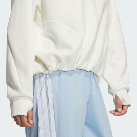 adidas阿迪达斯2025女子W HALF ZIP SWT针织无帽卫衣KF2544