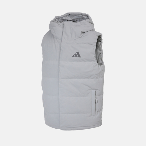adidas阿迪达斯2025男子HELIONIC VEST羽绒背心KH3996