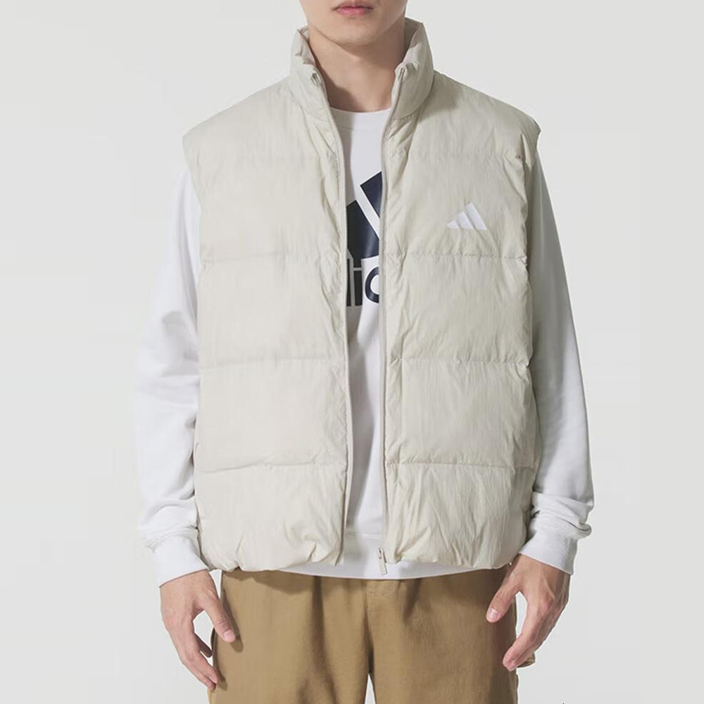 adidas阿迪达斯2025男子ESS 3S PUF D V羽绒背心KH3990