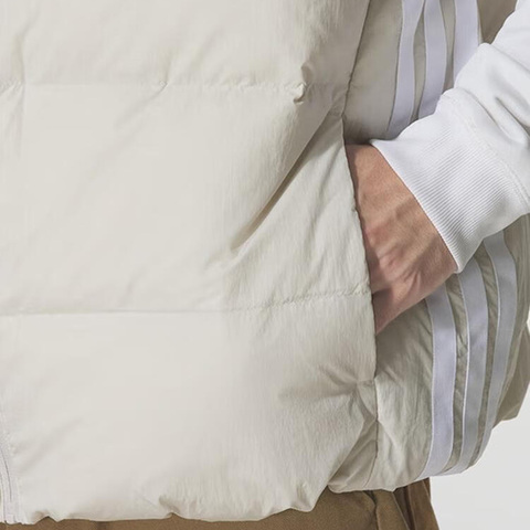 adidas阿迪达斯2025男子ESS 3S PUF D V羽绒背心KH3990