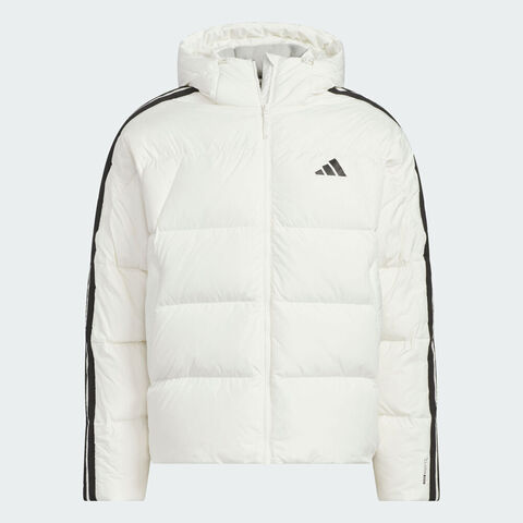 adidas阿迪达斯2025男子3S PUFF D JKT厚羽绒服-短KC2494