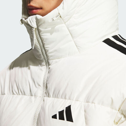 adidas阿迪达斯2025男子3S PUFF D JKT厚羽绒服-短KC2494