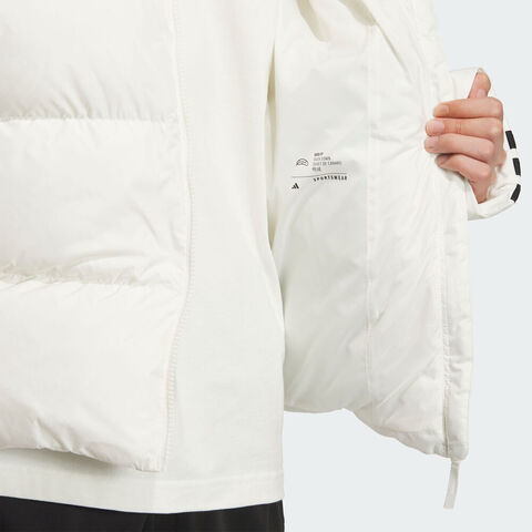 adidas阿迪达斯2025男子3S PUFF D JKT厚羽绒服-短KC2494