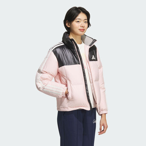 adidas阿迪达斯2025女子W 3S PUFF D J厚羽绒服-短KC2483
