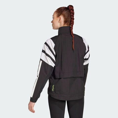 adidas阿迪达斯2025女子ADIZERO A JKT W梭织无帽外套HZ3696