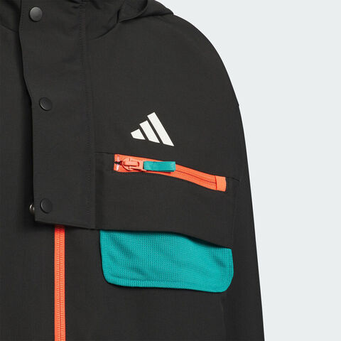 adidas阿迪达斯2025男大童JK WV JKT梭织连帽外套KC0216