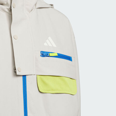 adidas阿迪达斯2025男大童JK WV JKT梭织连帽外套KC0217