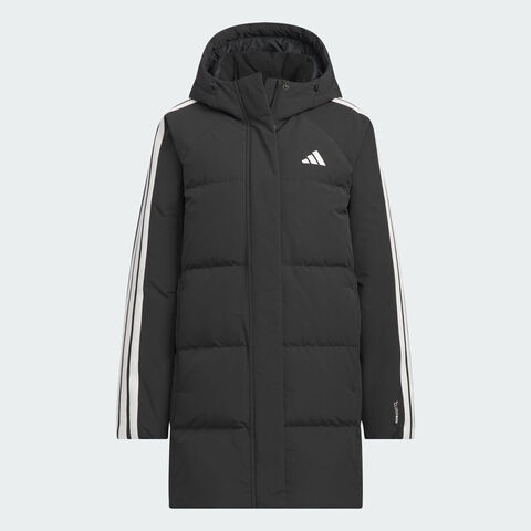 adidas阿迪达斯2025女子W 3S MID D JKT厚羽绒服-中KC2486