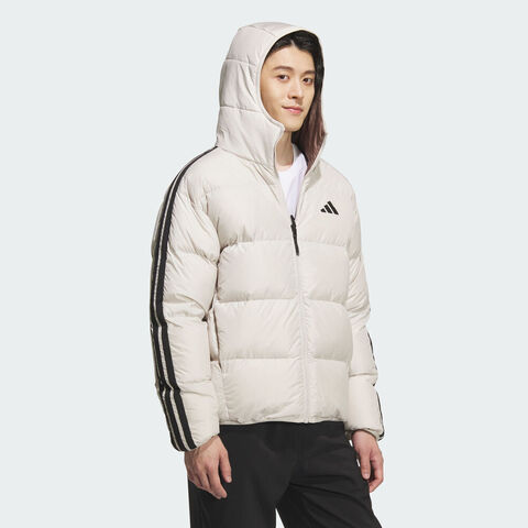 adidas阿迪达斯2025男子3S RVSB D JKT厚羽绒服-短KC2492