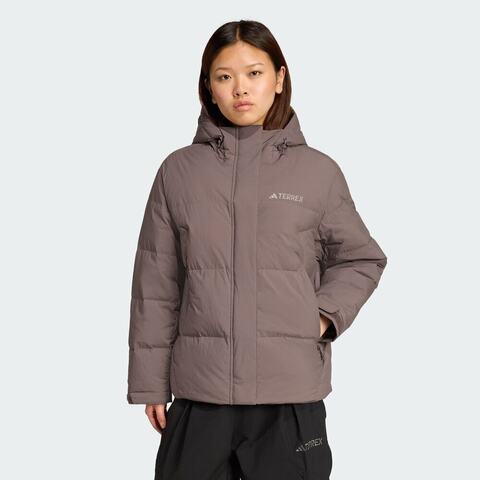 adidas阿迪达斯2025女子MT W CW GOOSE J厚羽绒服-短JV8725