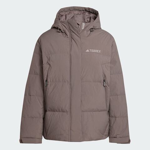 adidas阿迪达斯2025女子MT W CW GOOSE J厚羽绒服-短JV8725