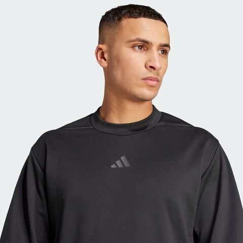 adidas阿迪达斯2025男子D4T CW CREW SW针织无帽卫衣KA5152