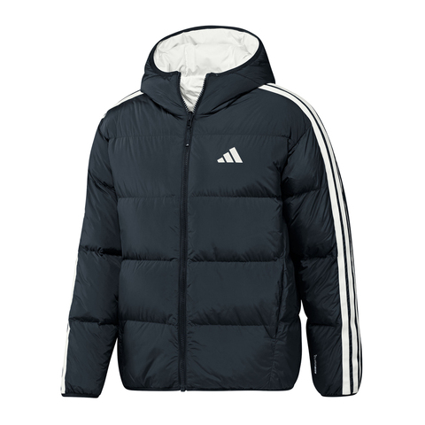 adidas阿迪达斯2025男子3S RVSB D JKT厚羽绒服-短KC2491