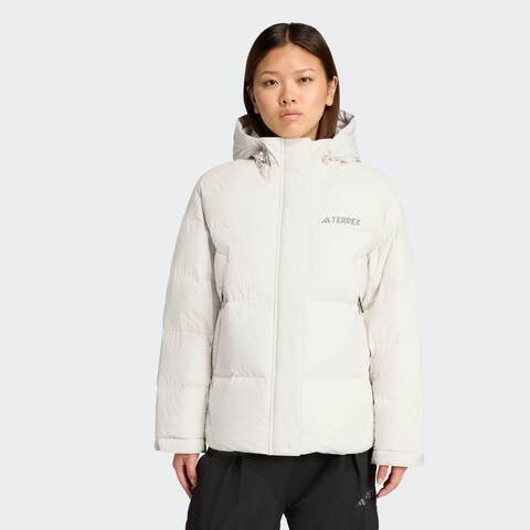 adidas阿迪达斯2025女子MT W CW GOOSE J厚羽绒服-短JV8724