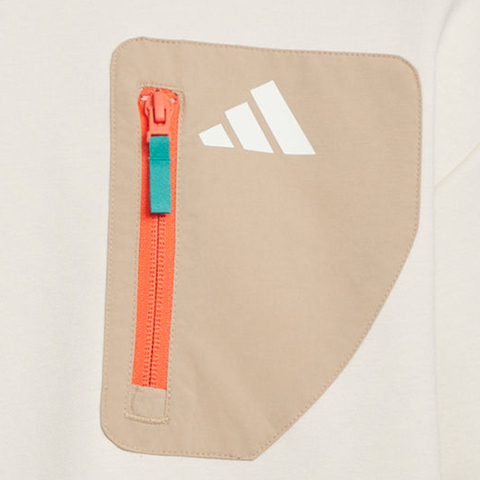 adidas阿迪达斯2025男大童JK KN CREW针织无帽卫衣KC0219