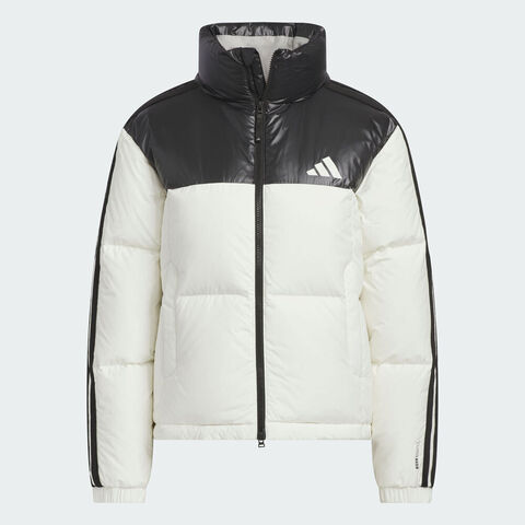 adidas阿迪达斯2025女子W 3S PUFF D J厚羽绒服-短KC2482