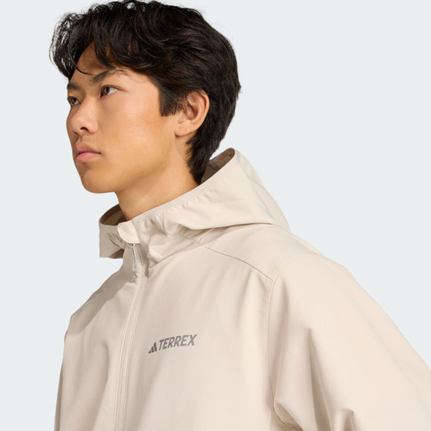 adidas阿迪达斯2025男子MT WP SFTS JKT梭织连帽外套KC8492