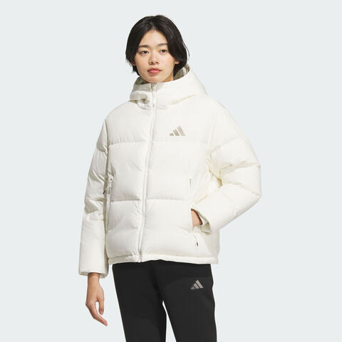 adidas阿迪达斯2025女子W PUFF DOWN JKT厚羽绒服-短KC5947