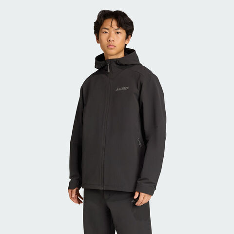 adidas阿迪达斯2025男子MT WP SFTS JKT梭织连帽外套JV6233