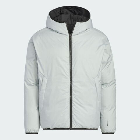 adidas阿迪达斯2025男子3S RVSB D JKT厚羽绒服-短KC2490