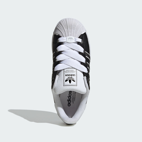 adidas阿迪达斯2025男大童SUPERSTAR II J三叶草童装JQ0314