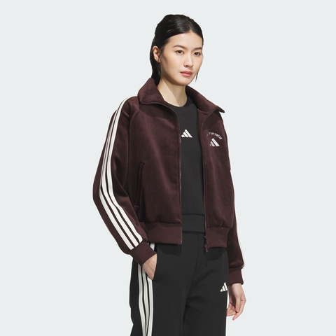 adidas阿迪达斯2025女子MS WARM JKT针织无帽外套KC0035