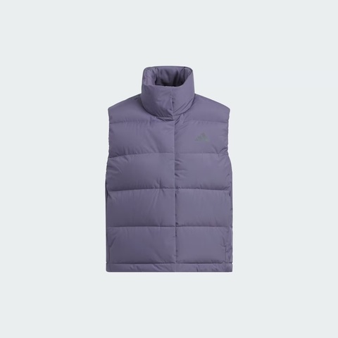 adidas阿迪达斯2025女子W HELIONIC VEST羽绒背心KQ5534