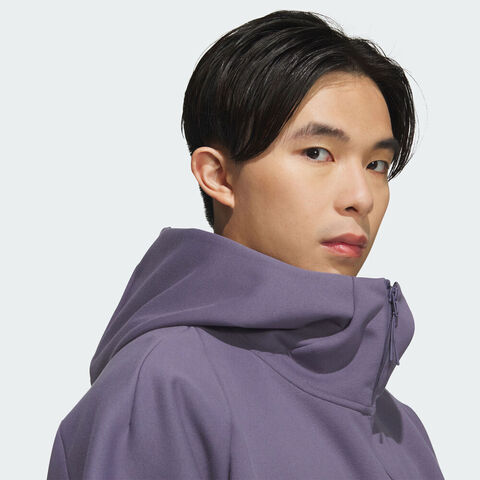 adidas阿迪达斯2025男子FUSTL M KN JKT2针织连帽外套KC0172