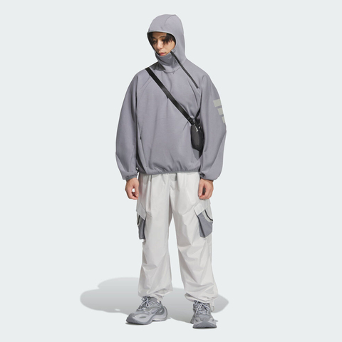 adidas阿迪达斯2025男子FOS M DK SWT HD针织连帽卫衣KS0053