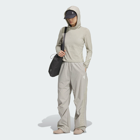 adidas阿迪达斯2025女子FUSTL W WVN PT2梭织长裤KC5788