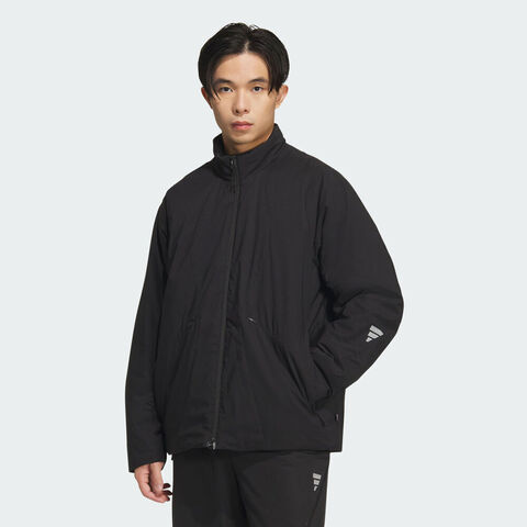 adidas阿迪达斯2025男子FUSTL M PD JKT1薄棉服KC2567