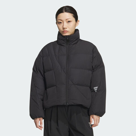 adidas阿迪达斯2025女子FUSTL W DJK1厚羽绒服-短KH1472