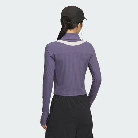 adidas阿迪达斯2025女子FOS W LS TEE针织无领长TKS0062