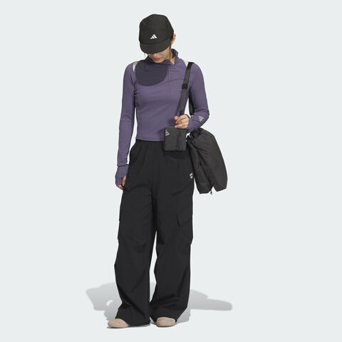 adidas阿迪达斯2025女子FOS W LS TEE针织无领长TKS0062