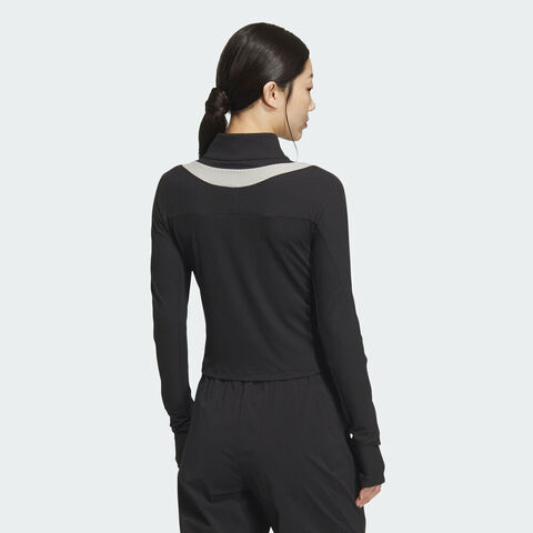 adidas阿迪达斯2025女子FOS W LS TEE针织无领长TKS0060