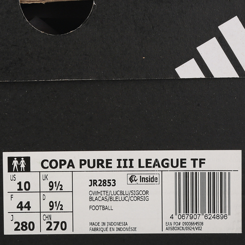 adidas阿迪达斯2025中性COPA PURE III LEAGUE TF足球常规JR2853