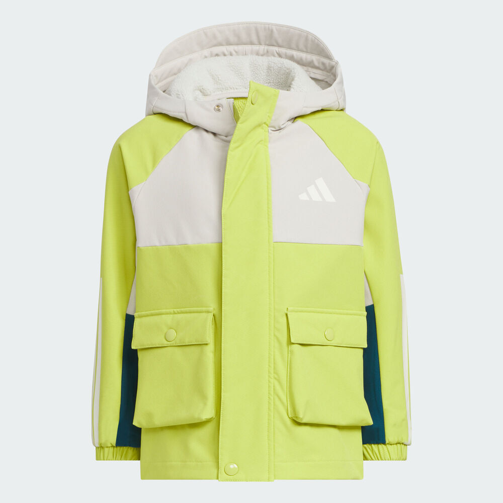 adidas阿迪达斯2025男小童LK WV JKT梭织连帽外套KS3082