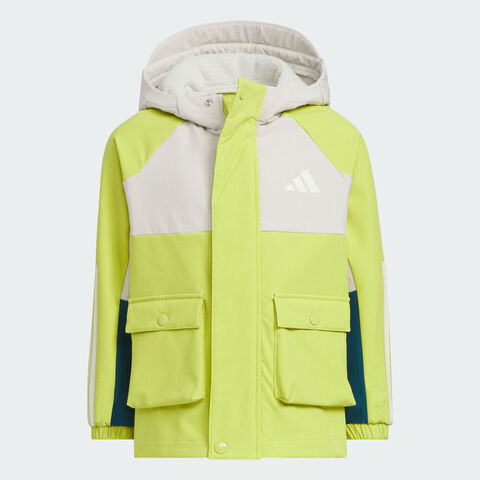 adidas阿迪达斯2025男小童LK WV JKT梭织连帽外套KS3082