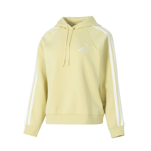 adidas阿迪达斯2025女子MS HOODY针织连帽卫衣KC0092