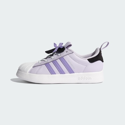 adidas阿迪达斯2025女小童ADIFOM SUPERSTAR 360 C三叶草童装KJ7597