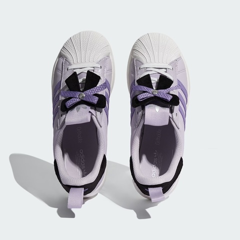 adidas阿迪达斯2025女小童ADIFOM SUPERSTAR 360 C三叶草童装KJ7597